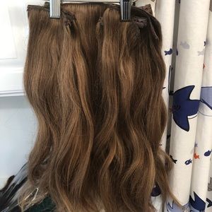 Cashmere clip in hair extensions